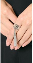 Thumbnail for your product : Eddie Borgo Chain Tassel Ring