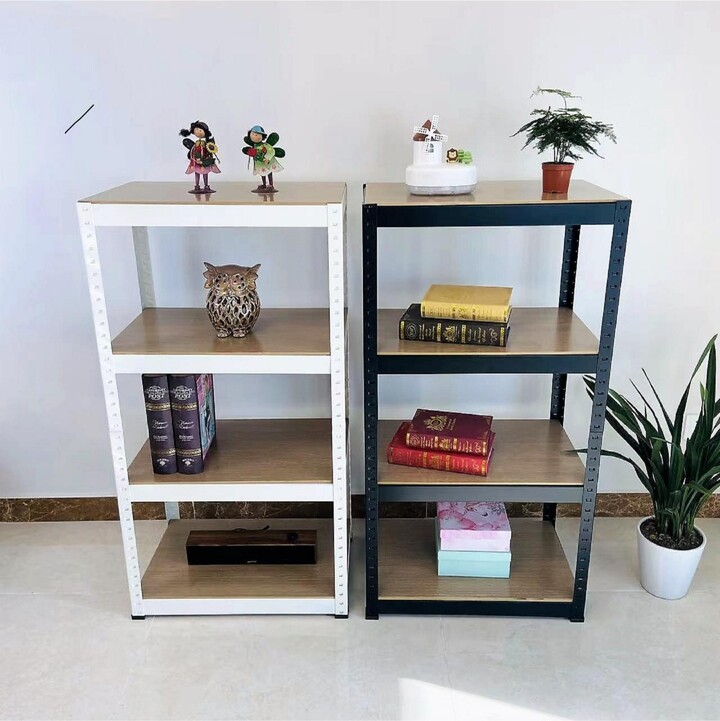 Simplie Fun Storage Shelves - 4 Tier Adjustable Garage Storage Shelving ...