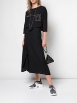 Thumbnail for your product : Y's Drape Oversized Panelled Trousers