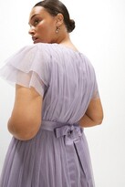 Thumbnail for your product : Coast Plus Size Tulle V-necktie Belt Maxi Dress