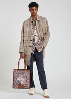 Thumbnail for your product : Paul Smith Men's Tailored-Fit Purple 'Cowboy' Print Shirt