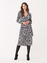 Thumbnail for your product : Diane von Furstenberg T/73 Silk-Jersey Midi Wrap Dress
