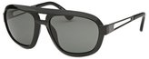 Thumbnail for your product : Tod's Square Black Sunglasses