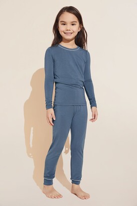 Eberjey Kids TENCEL™ Modal Gender Neutral Long PJ Set - ShopStyle Girls'  Pajamas