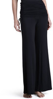Thumbnail for your product : Fleurt Fleur't Lounge with Me Batwing Top and Fold Over Adjustable Palazzo Pant PJ Set, Black