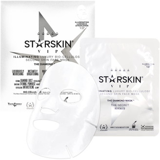 Starskin The Diamond Mask VIP Illuminating Luxury Bio-Cellulose Second Skin Face Mask