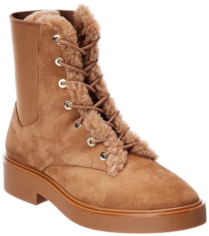 stuart weitzman rockie chill shearling booties