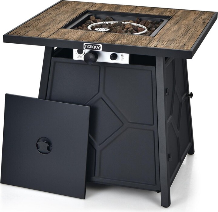 Inolait 40 000 Btu 28 Inches Propane Gas Fire Pit Table With Cover