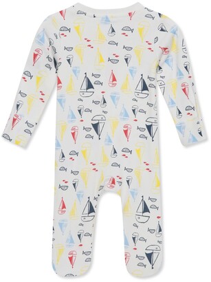 M&Co Boat print sleepsuit (Tinybaby-18mths)