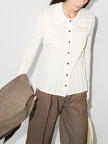 Thumbnail for your product : Eftychia Geometric Knit Shirt