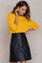 Thumbnail for your product : Filippa K Panel Button Leather Skirt