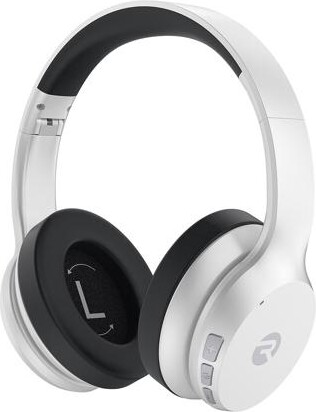 Raycon The Fitness Wireless Noise Canceling Over-Ear Headphones with Microphone Bluetooth Pearl White (RBH841-23E-WHI)