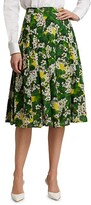 Thumbnail for your product : Samantha Sung Floral A-line Skirt