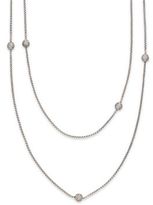 Thumbnail for your product : David Yurman Chain Necklace with Diamond Beads