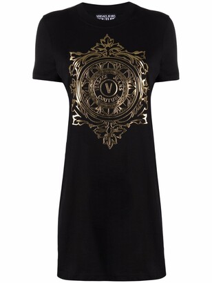 Versace Jeans Couture V-Emblem T-shirt dress
