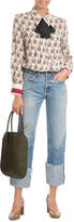 Thumbnail for your product : RE/DONE Distressed Cropped Jeans