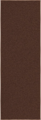 Ottomanson Emmy Non-Slip Rubberback Modern Solid Design Indoor Runner Rug for Kitchen, Hallway, Bedroom