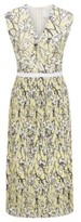 Thumbnail for your product : HUGO BOSS Embroidered lace dress with plisse skirt part