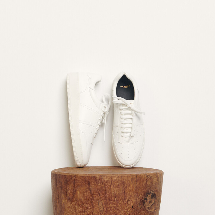 sandro sneakers white