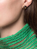 Thumbnail for your product : Tory Burch Roxanne 18kt gold-plated circle stud earrings