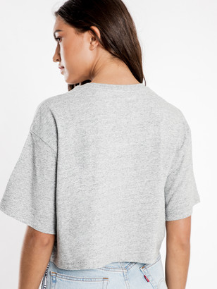 Levi's Reverse Graphic Oversize T-Shirt in Reverse Smokestack Heather