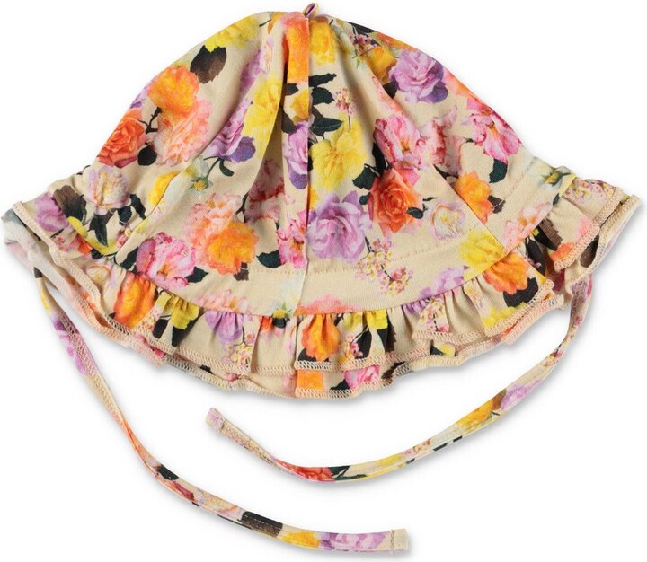 Molo Kids Nizana Baby Roses Ruffled Detail Hat - ShopStyle Girls'  Accessories