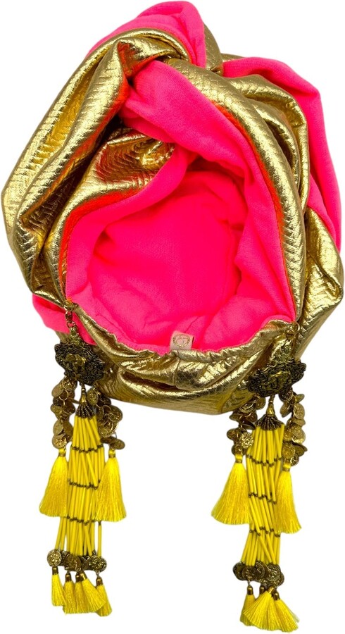 Julia Clancey Pink Zia Terry Floura Dream Reversible Turban