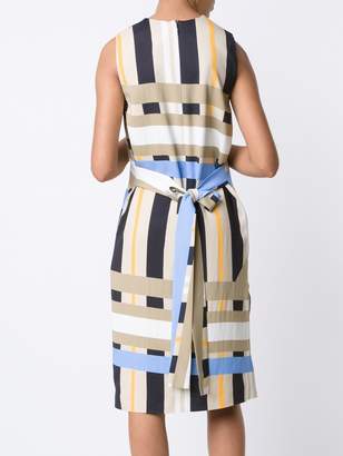 MSGM striped sleeveless dress