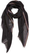 Thumbnail for your product : Halogen Stripe Selvedge Scarf