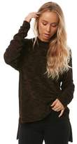 Thumbnail for your product : Volcom New Women's Yarn Moji Sweater Long Sleeve Viscose Elastane Black