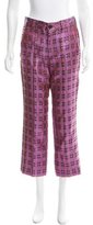 Thumbnail for your product : Marc Jacobs Brocade Straight-Leg Pants w/ Tags