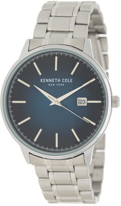 Kenneth Cole Men's Blue Dial Stainless Steel Bracelet Watch