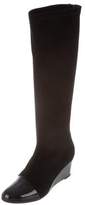 Thumbnail for your product : Aquatalia Suede Wedge Boots Black Suede Wedge Boots
