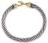 Thumbnail for your product : David Yurman Diamond Cable Buckle Bracelet
