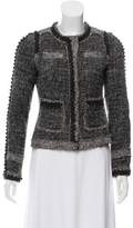 Thumbnail for your product : Rebecca Taylor Bouclé Wool-Trimmed Jacket