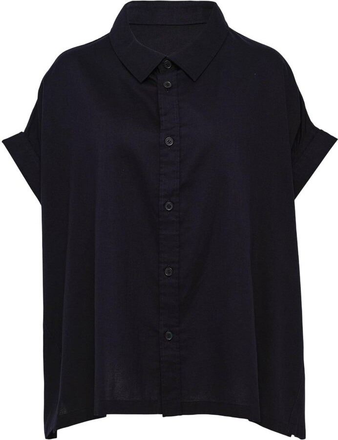 Y's Twill Short Sleeve Blouse