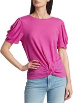 Thumbnail for your product : Generation Love Paulina Twist Ruched T-Shirt