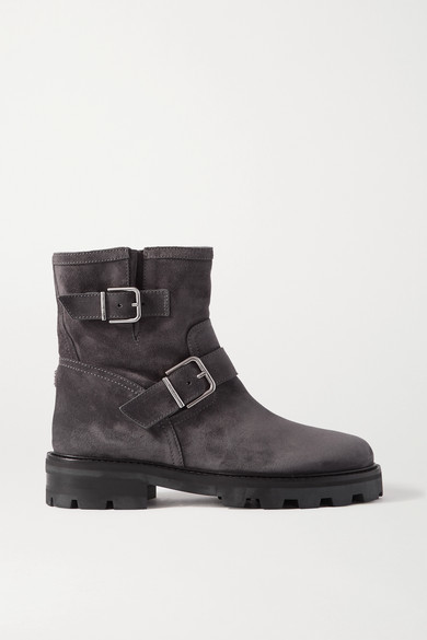 bley suede buckle boot