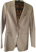 Thumbnail for your product : Dolce & Gabbana Beige Cotton - elasthane Jacket