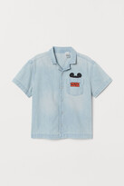 Thumbnail for your product : H&M Printed denim shirt