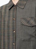 Thumbnail for your product : Lorena Antoniazzi Check-Pattern Panelled Shirtdress