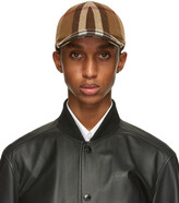 Thumbnail for your product : Burberry Brown Wool Check Baseball Cap