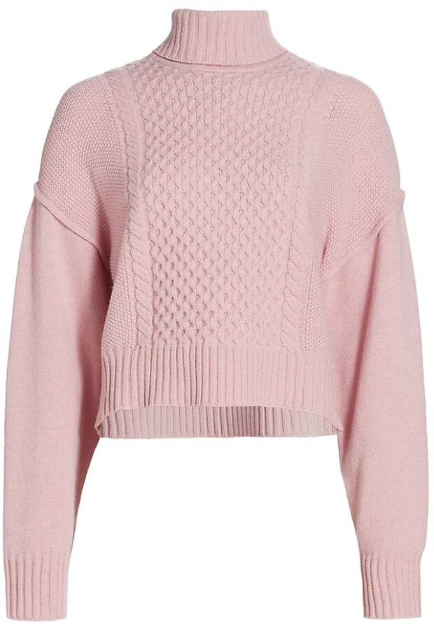 blush pink cashmere jumper