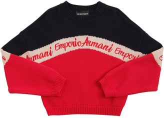 girls armani jumper