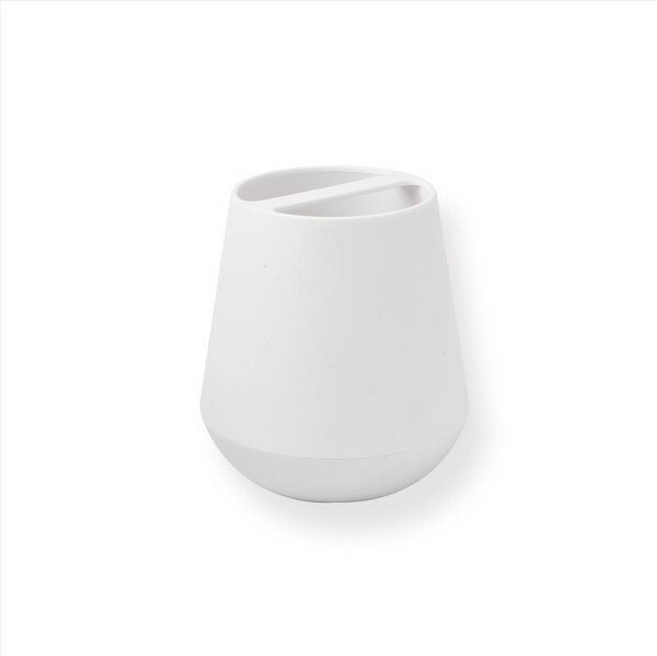 Sttelli SttelliBelizeWhitePlasticToothbrushHolder