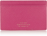 Thumbnail for your product : Smythson Panama textured-leather cardholder