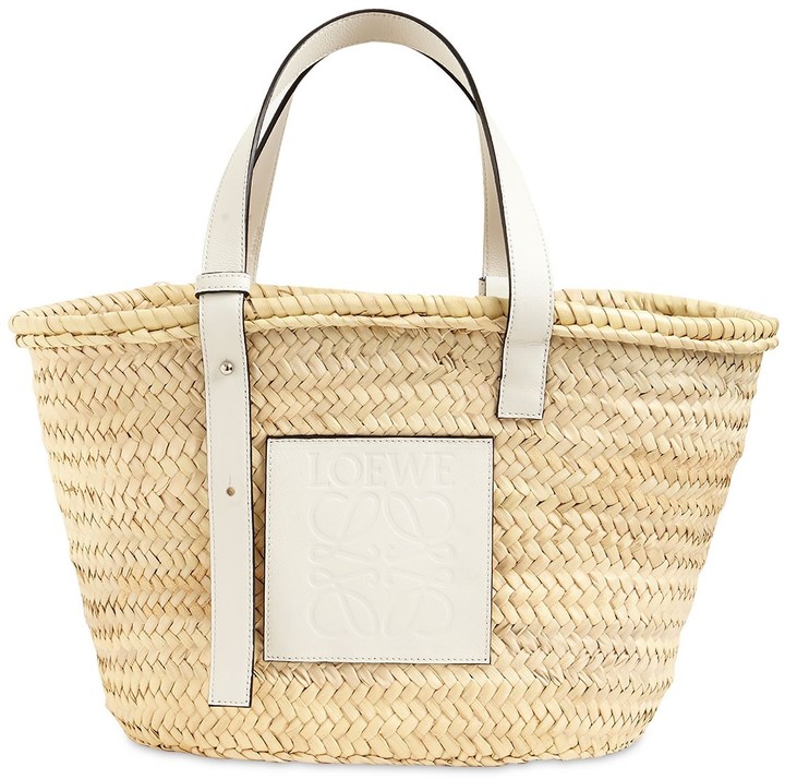 straw top handle bag