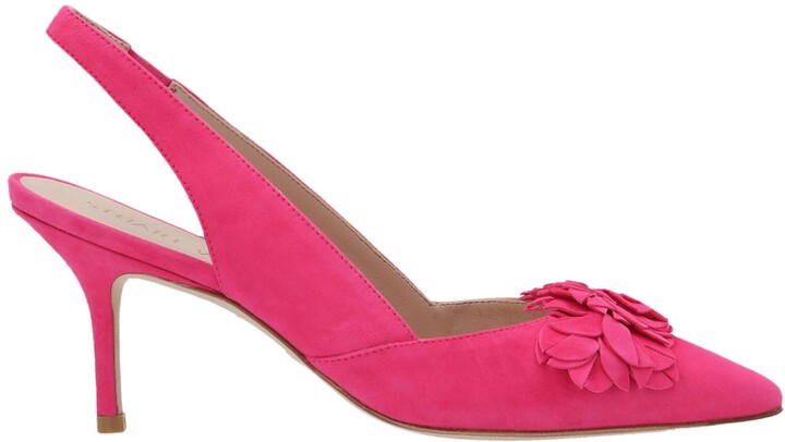 hot pink slingbacks