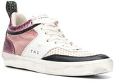 Thumbnail for your product : Leather Crown Glitter Panel Sneakers
