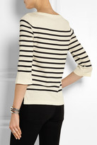 Thumbnail for your product : Marc Jacobs Sequined striped cotton-blend sweater